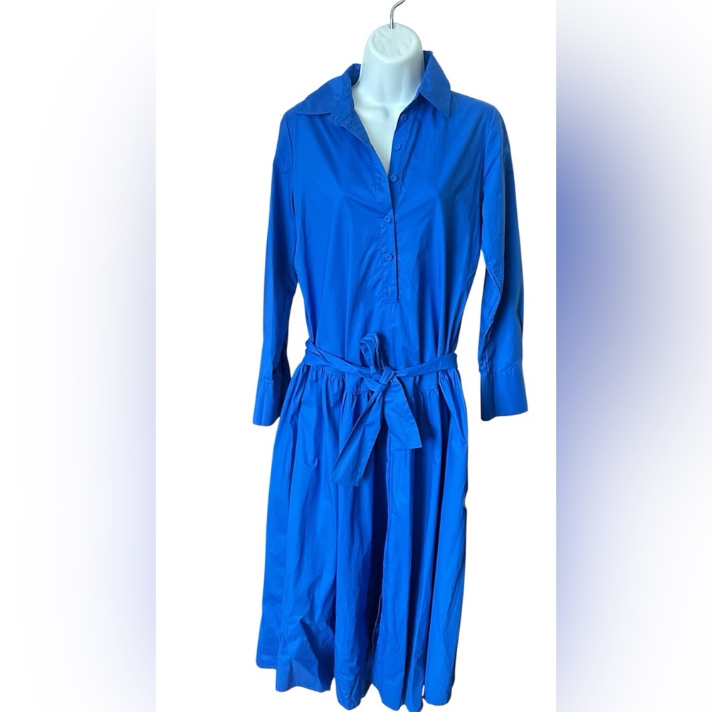 The New Era, Blue Button-Up Dress with Belt,
38 (S)